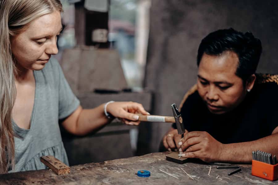 Ubud: 2-Hour Make Your Own Silver Jewellery Class - Design choices in the catalog: how personalization really works