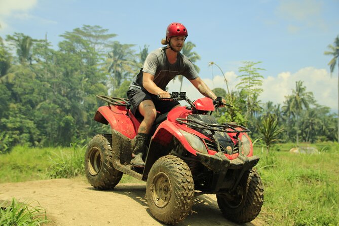 Ubud ATV Quad Bike through river, Jungle, waterfall & rice fields - The 1.5 to 2 Hour Ride: River, Jungle, Waterfall, and Rice Field Scenery