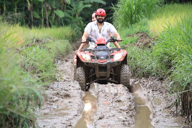 Ubud ATV Quad Bike with Ayung River Rafting Experience - Rice Fields After Lunch: Helmet and Boots, Then Slow Down