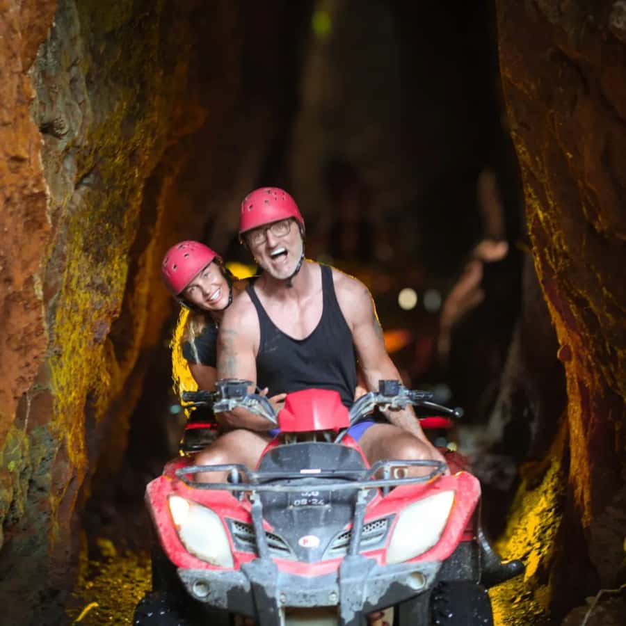 Ubud Bali: Kuber ATV Quad Bike with Long Tunnel & Waterfalls - The 700-meter tunnel and caves: the cool factor you can feel