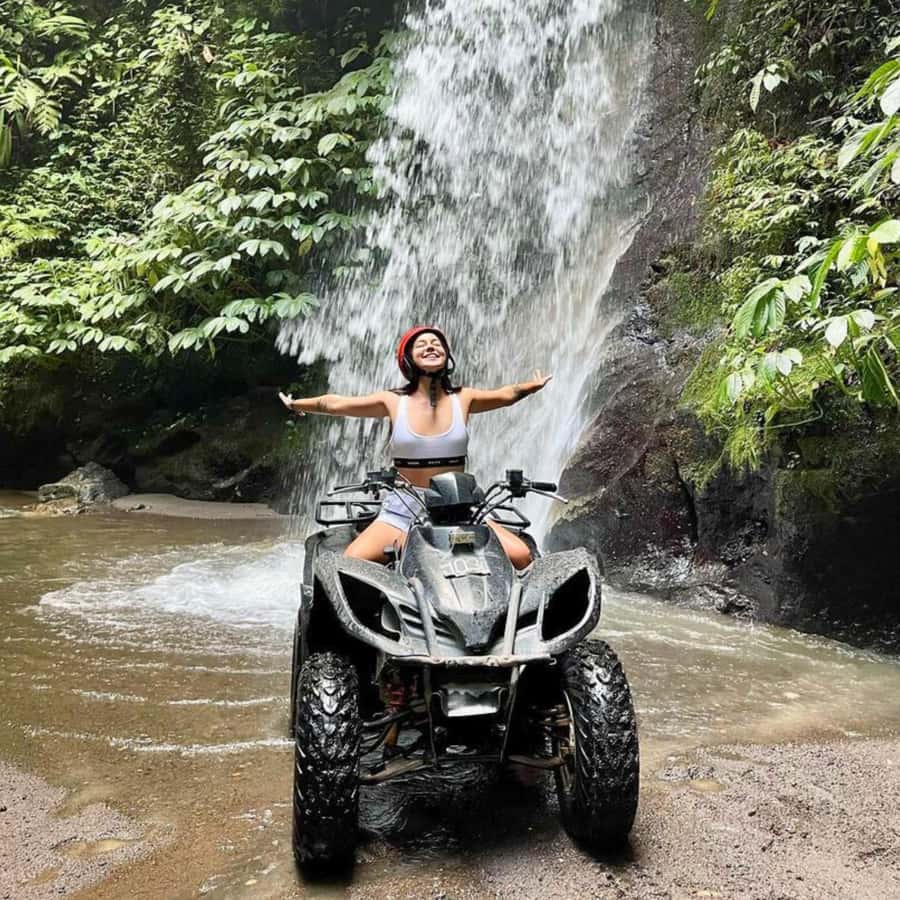 Ubud Bali: Kuber ATV Quad Bike with Long Tunnel & Waterfalls - Up and down hills and rough sections: adrenaline with some control