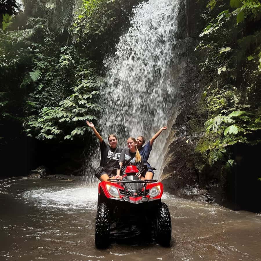 Ubud Bali: Kuber ATV Quad Bike with Long Tunnel & Waterfalls - Lunch break with rice-field views: refuel without leaving the vibe