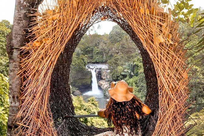 Ubud Day Tour: Sacred Monkey Forest, Tegenungan Waterfall, Rice Terrace - Elephant Cave temple: the mouth entrance and the compact interior