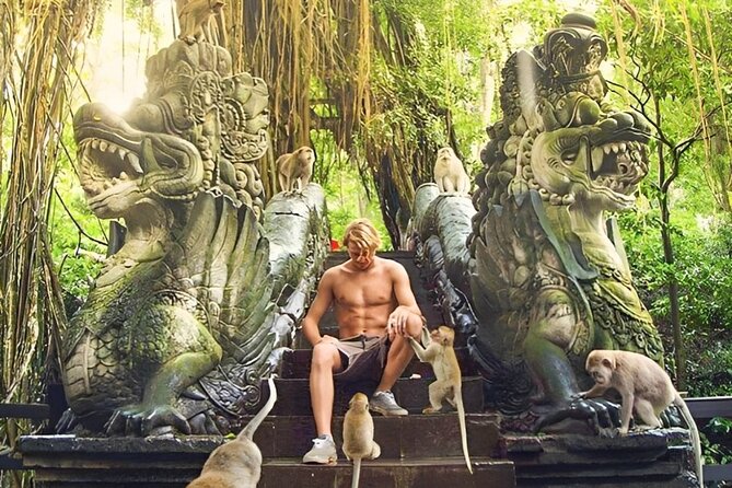 Ubud Day Tour: Sacred Monkey Forest, Tegenungan Waterfall, Rice Terrace - Tegalalang rice terraces: the views are worth it, but walking adds up