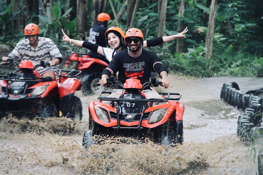 Ubud: Gorilla Face ATV Quad Bike Adventure with Lunch - Entering the Gorilla Face ATV base in Ubud