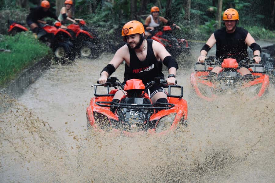 Ubud: Gorilla Face ATV Quad Bike Adventure with Lunch - Learning fast: getting comfortable on the bikes