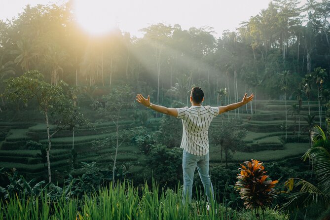 UBUD Instagram Spot Tour with Photographer - Stop 3, Tegalalang rice terraces: beautiful views, muddy reality