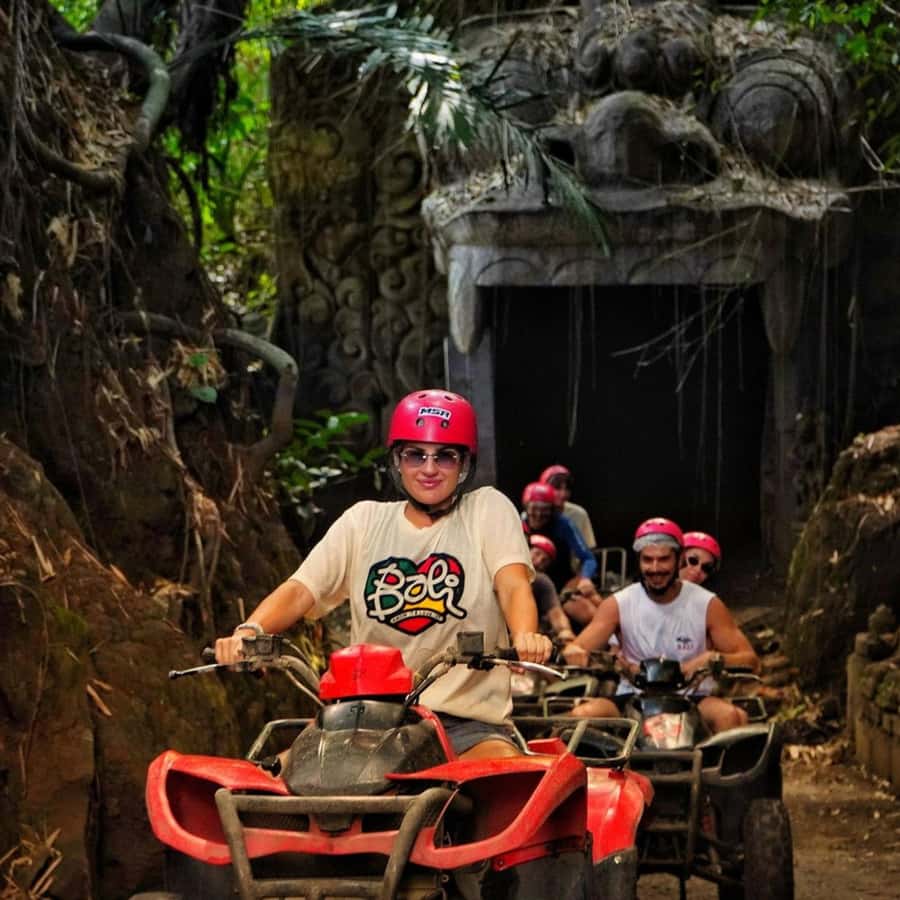 Ubud: Quad ATV Waterfalls & Barong Caves - The safety briefing on JAMBE ASRI ATV: fast confidence building