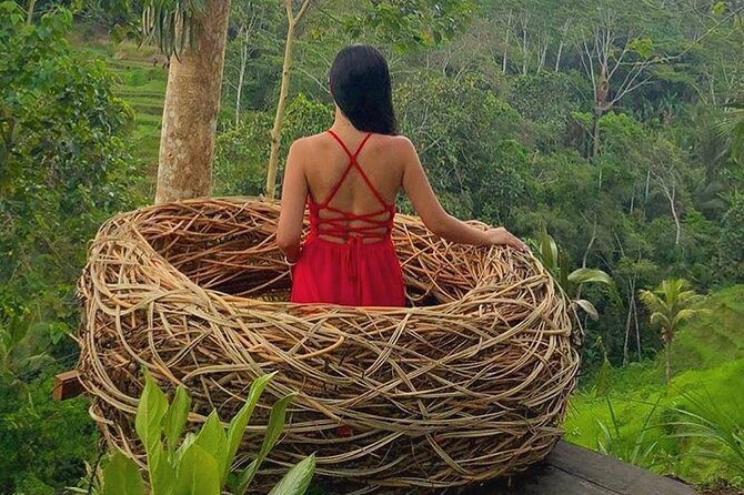 Ubud: Swing - Monkey Forest - Waterfall - Temple - Rice Terraces - Art Crafts - Tirta Empul Temple: purification at the spring-fed bathing structure