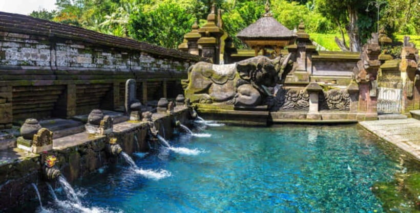 Ubud: Water Temple, Rice Terrace, and Waterfalls Tour - Tibumana Waterfall: a scenic walk that ends in photos and swimming