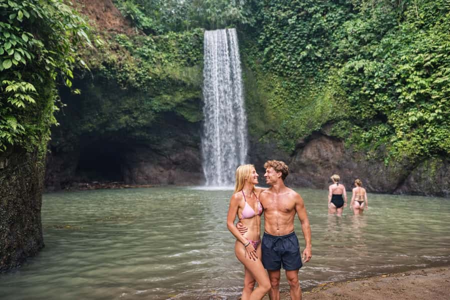 Ubud: Waterfalls, Water Temple & Rice Terraces Private Tour - Tukad Cepung cave waterfall: where photos depend on light and timing
