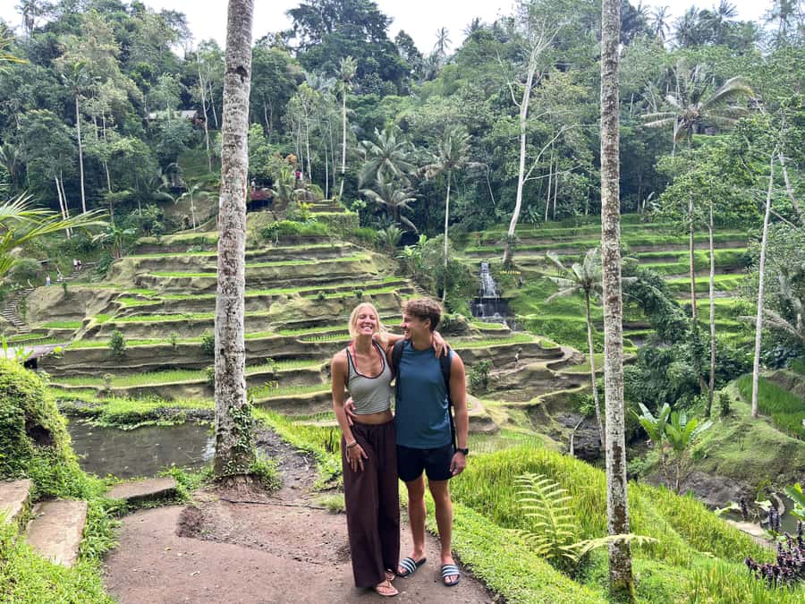 Ubud: Waterfalls, Water Temple & Rice Terraces Private Tour - Tibumana Waterfall: calm vibes and real swimming time