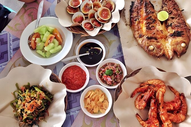 Uluwatu Sunset,Kecak Dance and Diner Seafood In Jimbaran - Jimbaran Beach Seafood Dinner: What the Set Menu Looks Like