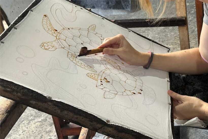 Yogyakarta: 2-hour Batik Making Course with Souvenir - Wax Removal and Acid Washing, The Moment Colors Reveal